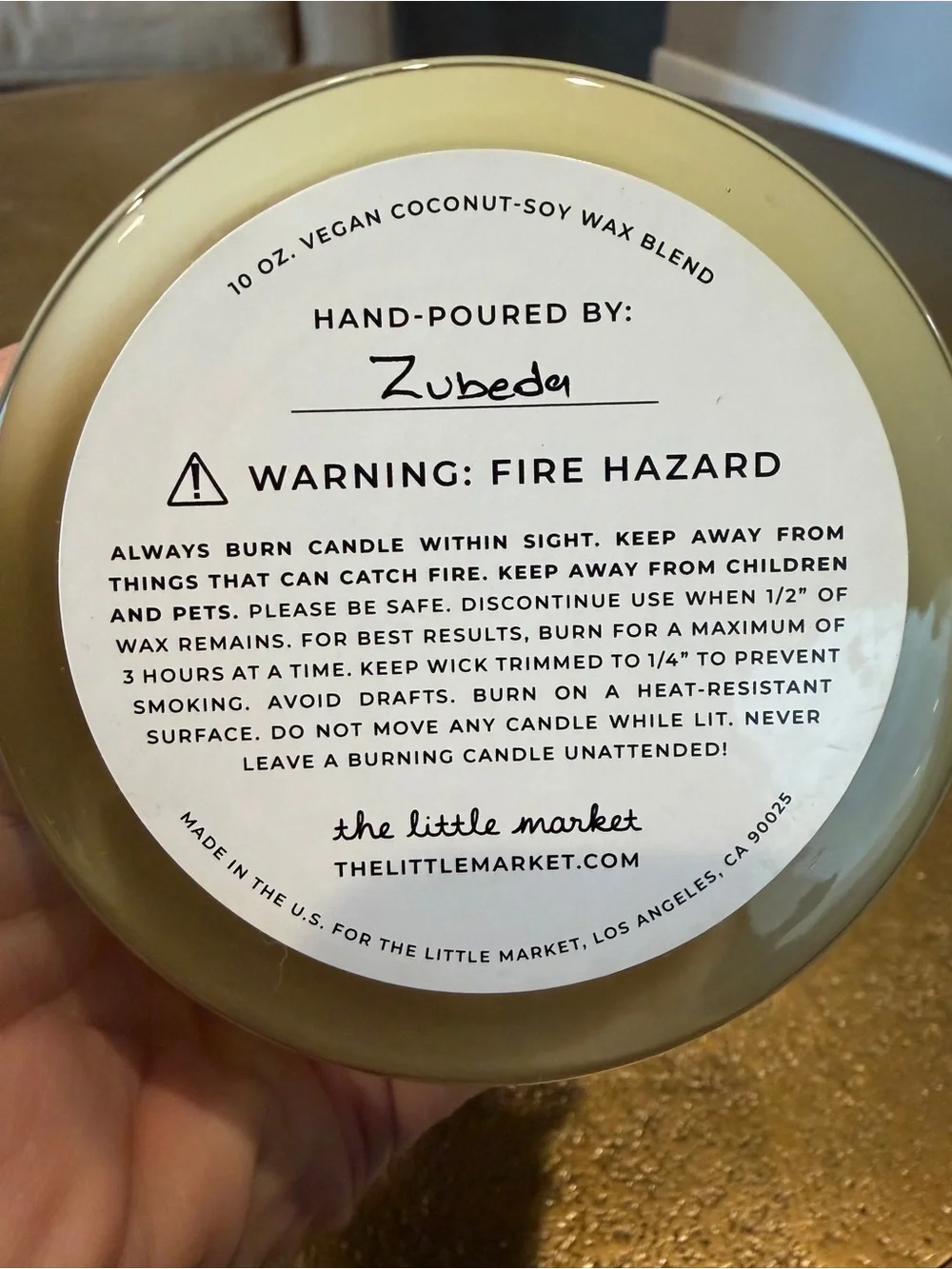 The Little Market Clementine Scented Candle
